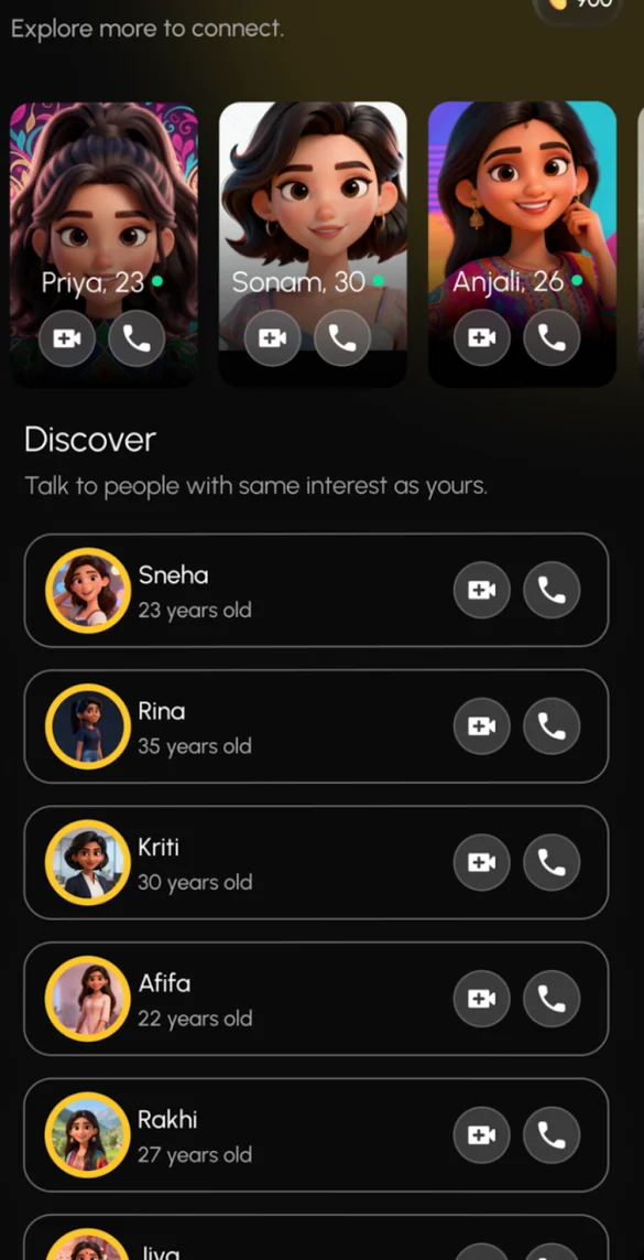 Discover people to call on Voizo